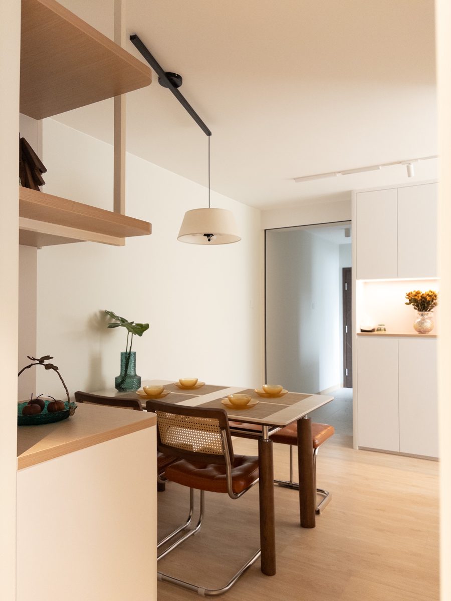 HOMIC DÉCOR 舊居屋翻新 — 樂富嘉強苑飯廳餐邊櫃